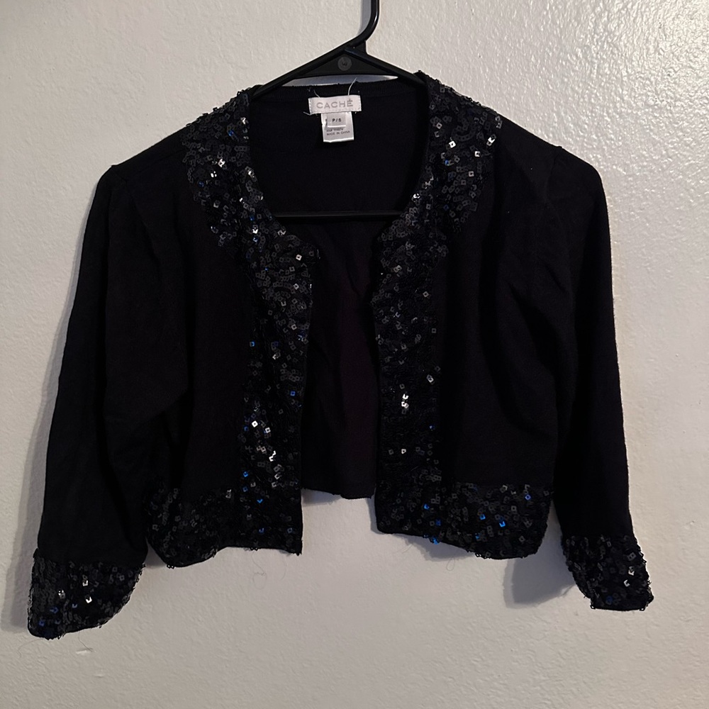 Black Shrug w/ Sequins